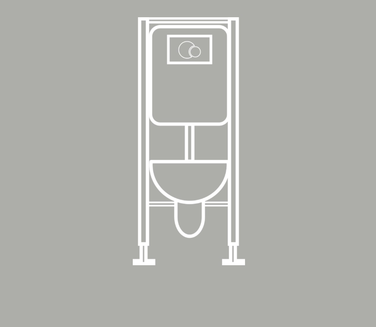 Wall hung WC pack