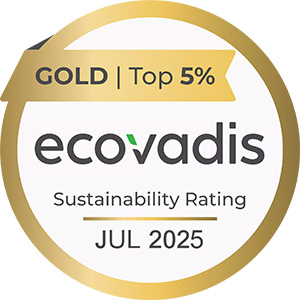 Médaille d'or Ecovadis 2025
